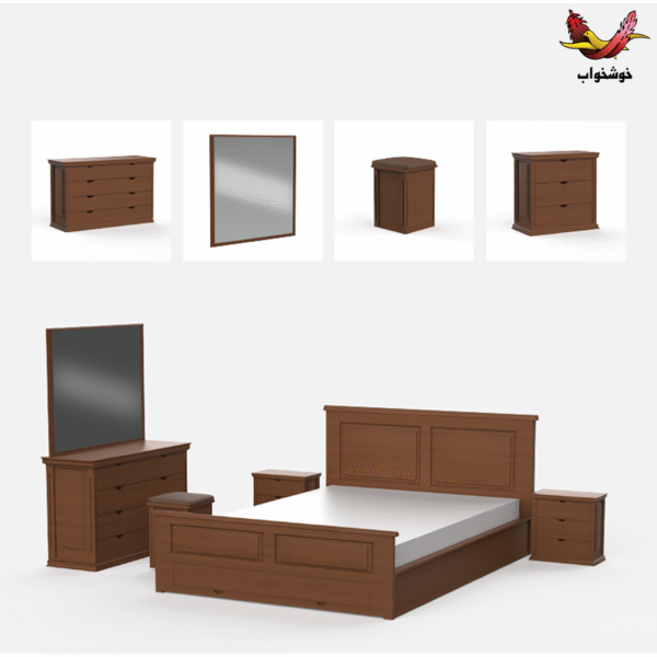 تخت آلینا 120*200