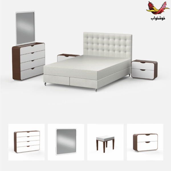 تخت رومینا 160*200